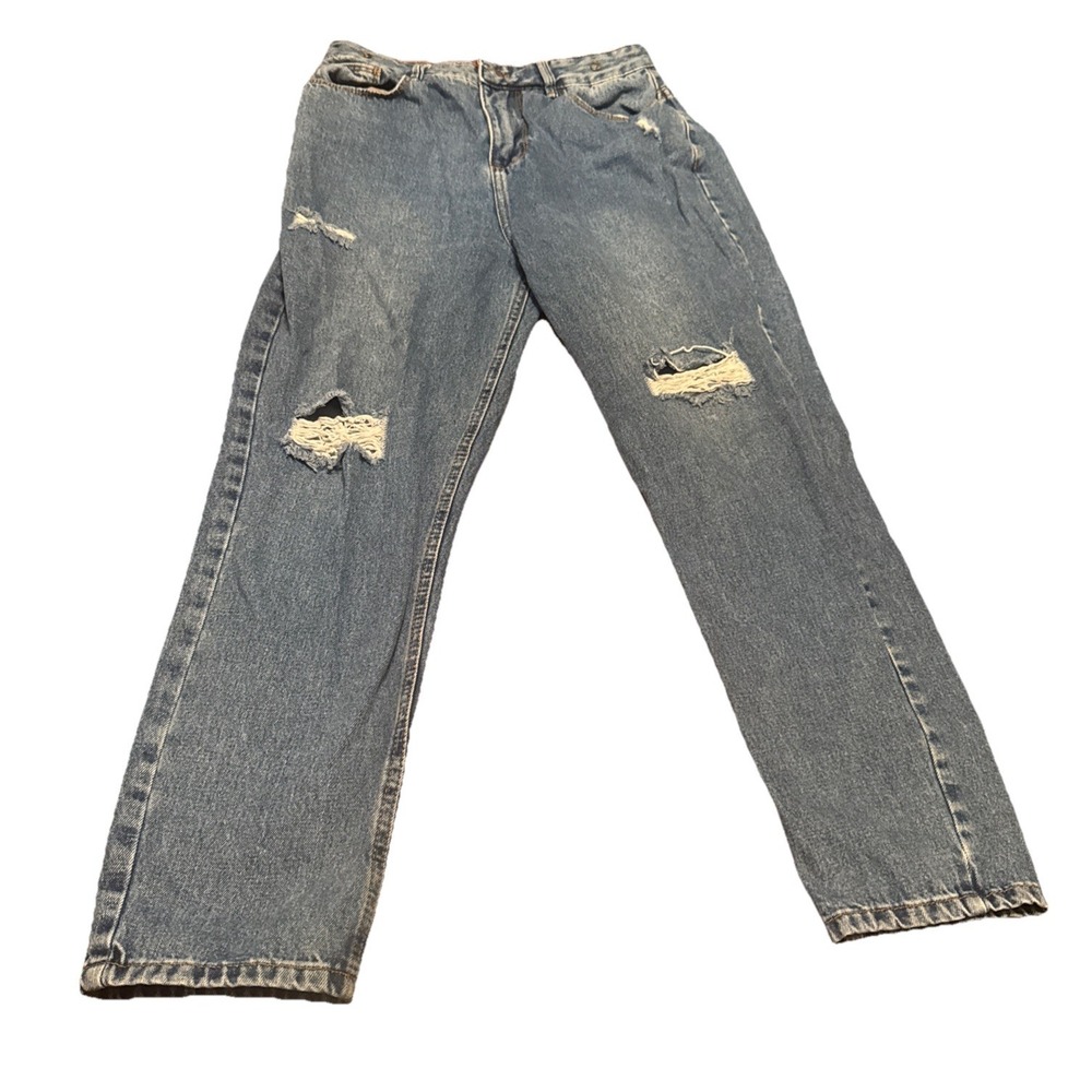 Zoe Urban Women's Jeans Size 10 Blue‎ Distressed Ripped Denim Stretch Colombia